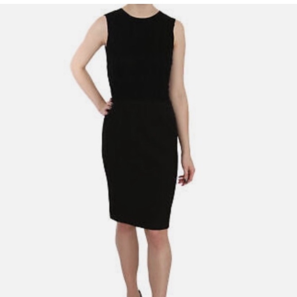Dolce & Gabbana Staff Black Shift Dress Sleeveless 36